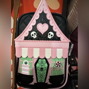 Bath & Body Works Pink and Black Shoulder Bag